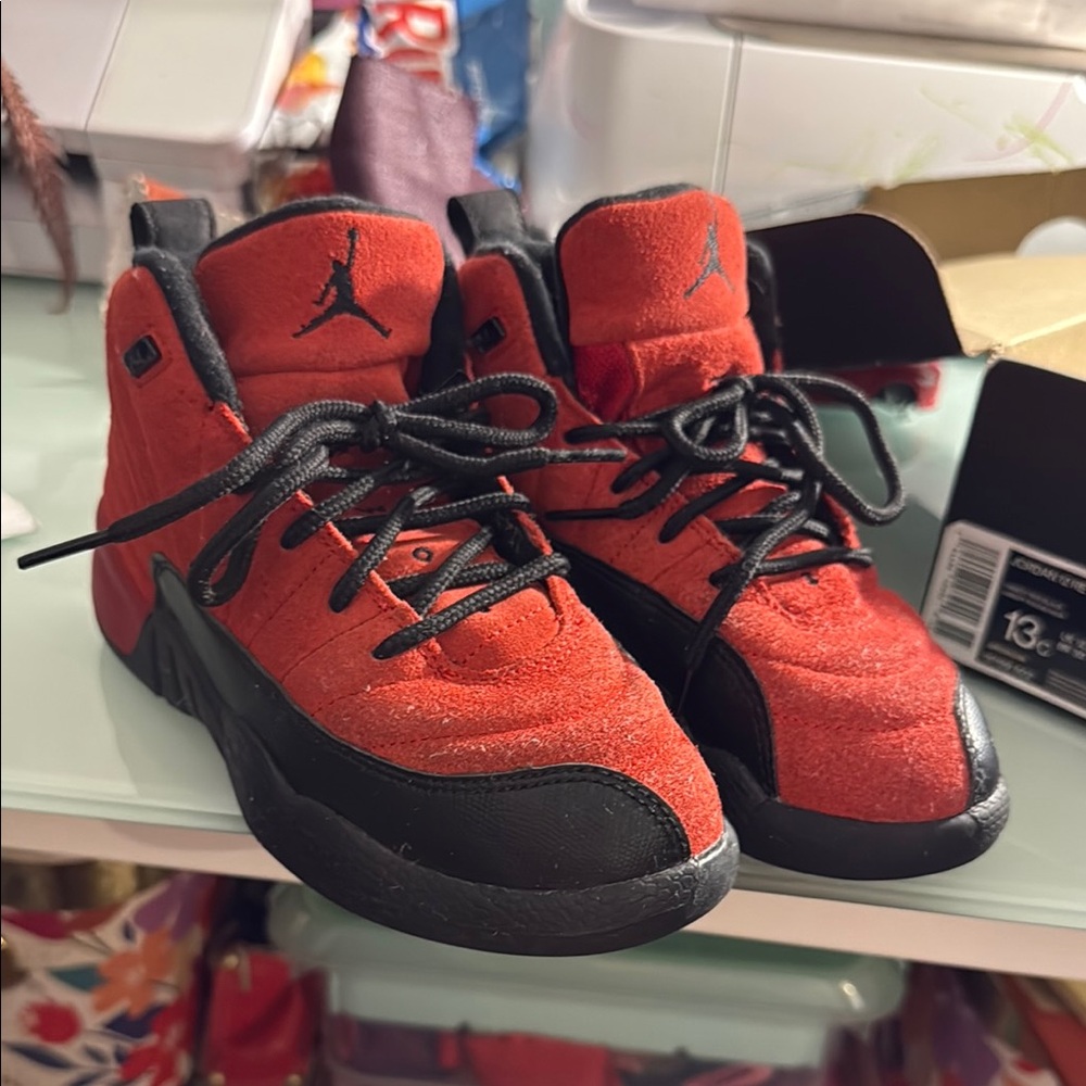 Kids Red and Black Sneakers